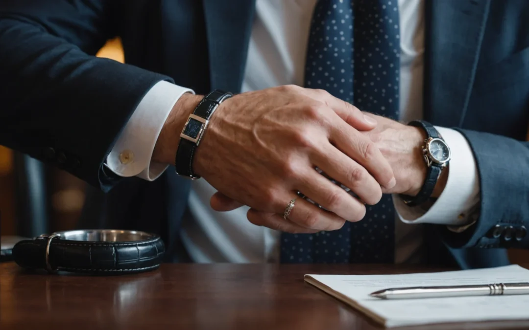 Mystères dévoilés : que révèle un bracelet homme au poignet droit ?