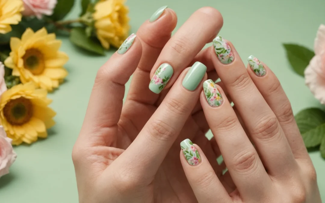idee vernis semi permanent printemps