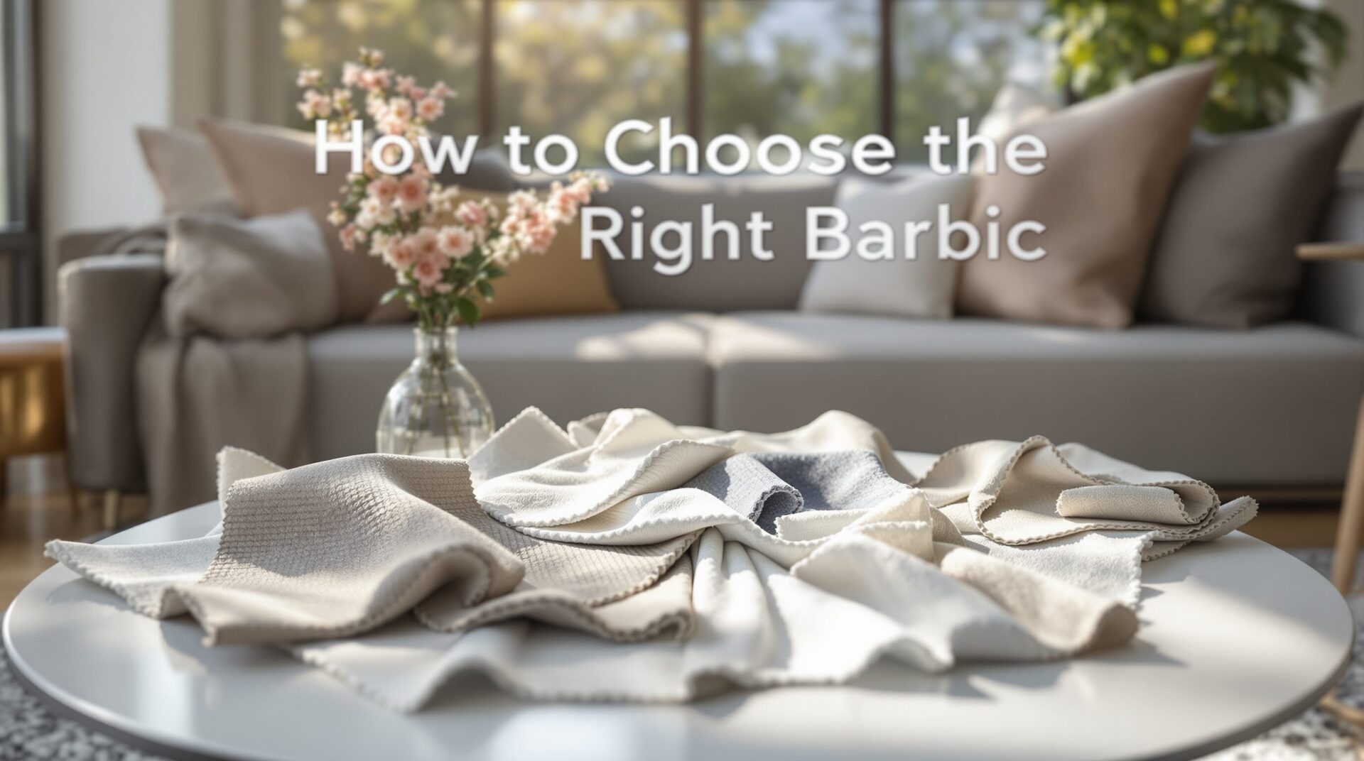 Comment choisir le bon tissu pour vos stores