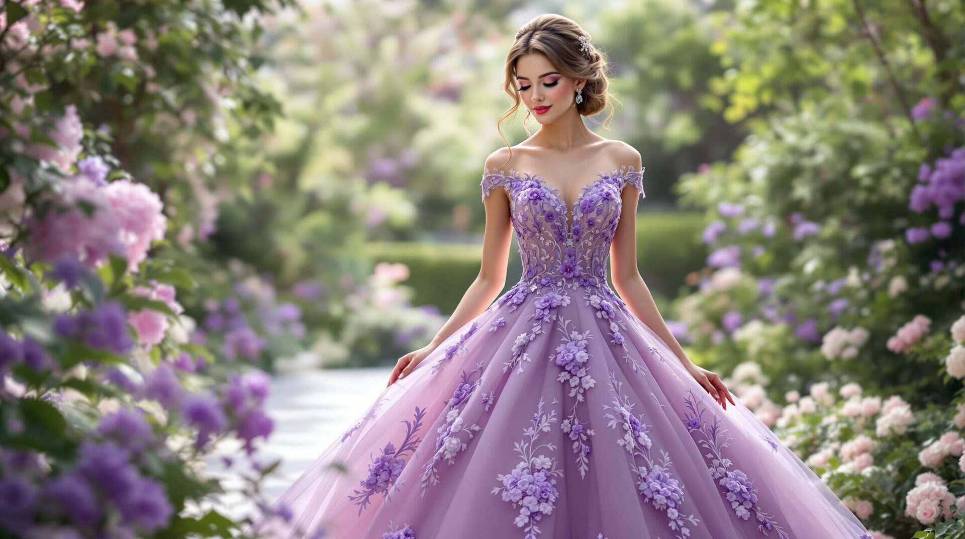 robe violette pour mariage