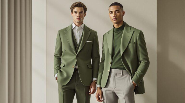 vert et gris vetement