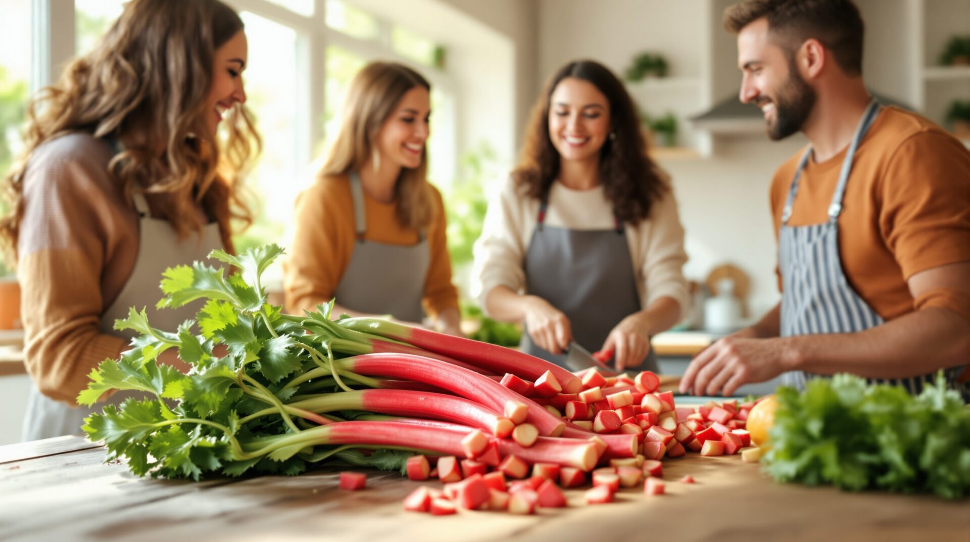 quels sont les bienfaits de la rhubarbe