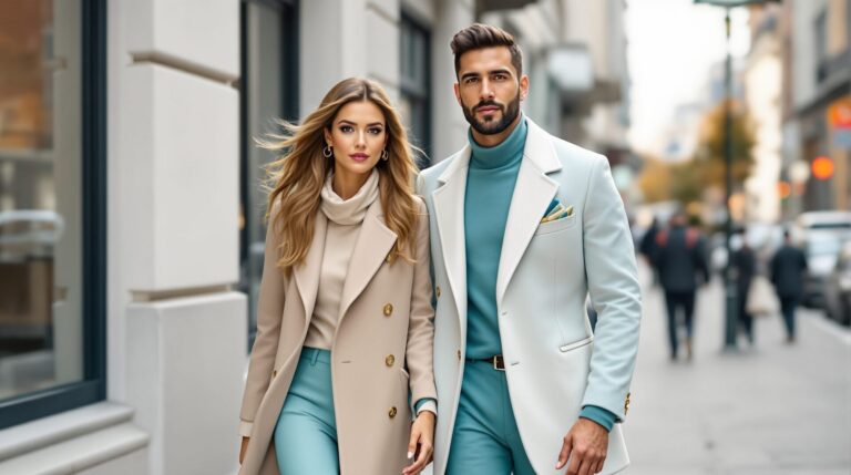 quelle couleur mettre avec du bleu canard vêtement