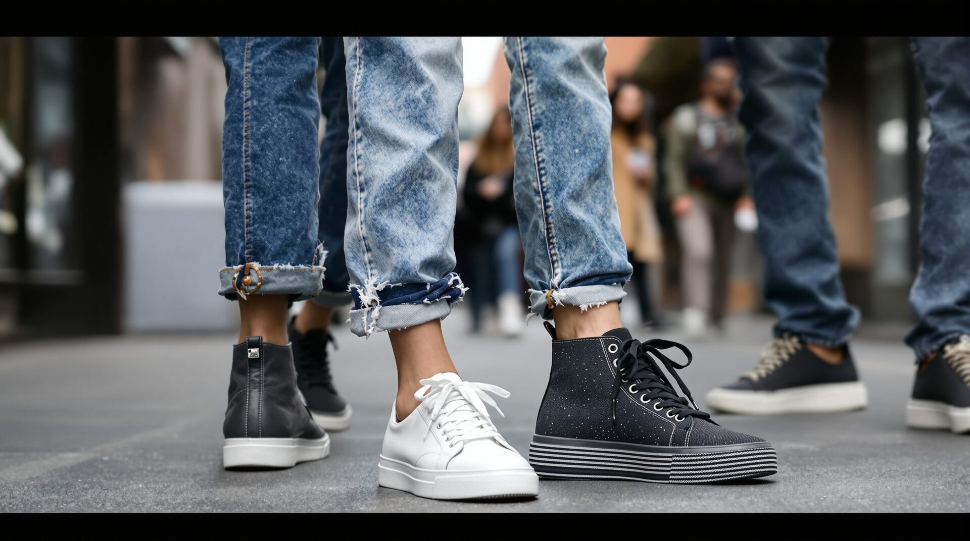 chaussures avec jean mom