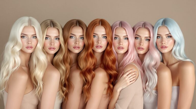 couleur de cheveux peau claire