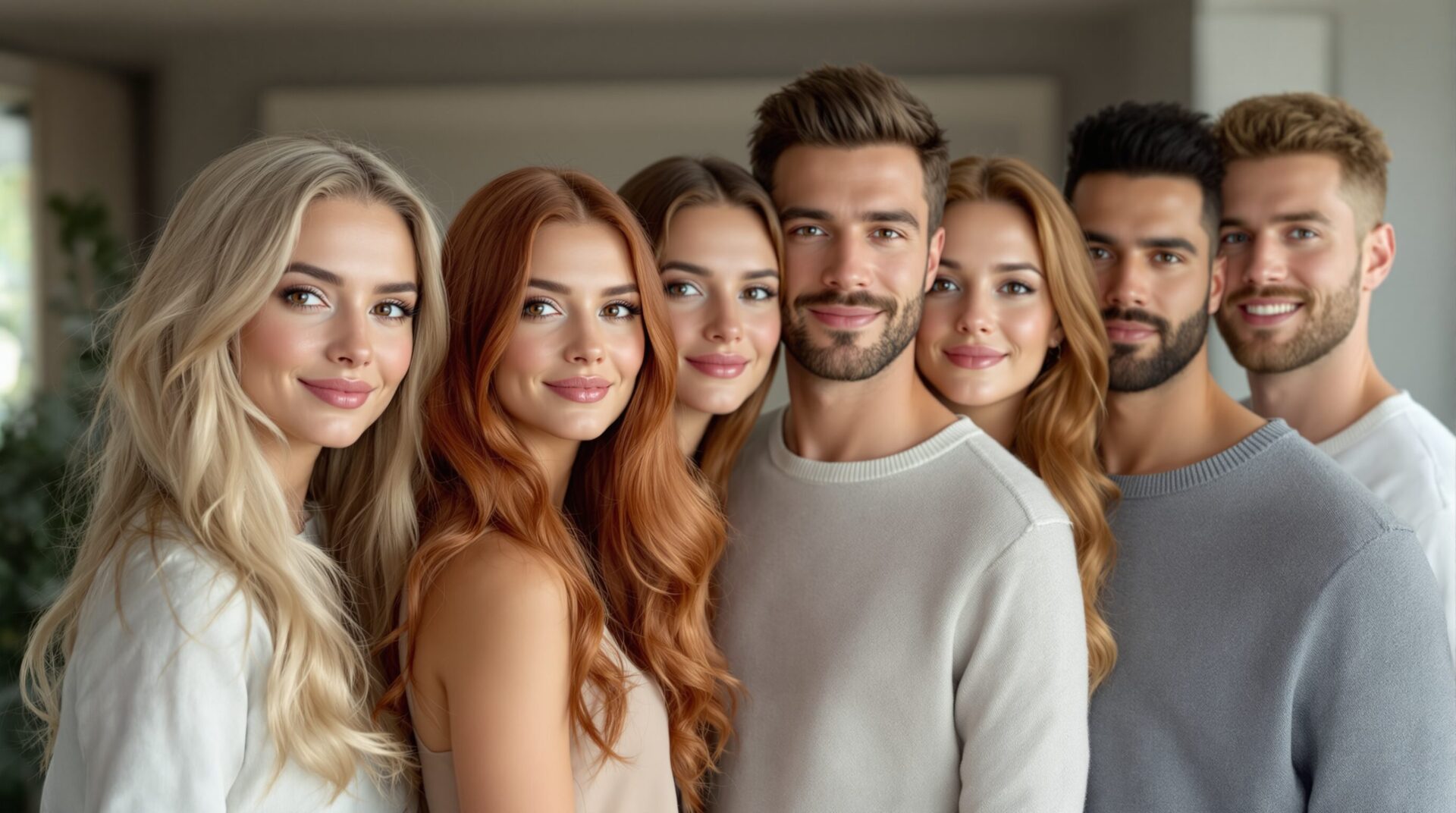 couleur de cheveux yeux marrons peau clair