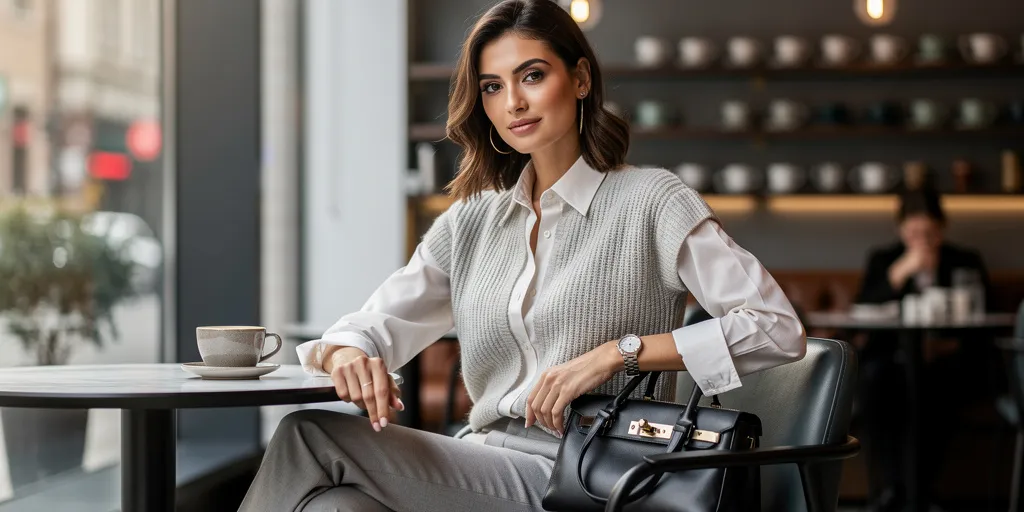 look pull chemise femme