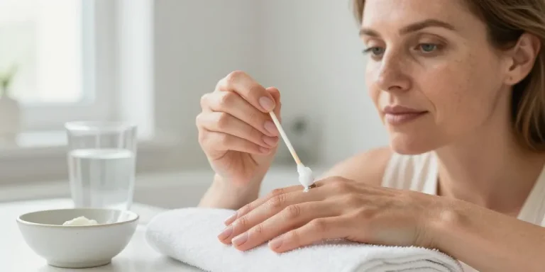 blanchir ongles mains