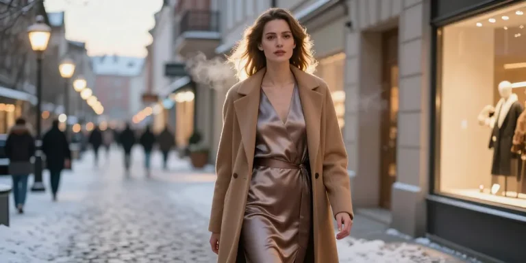 quel manteau avec une robe longue hiver