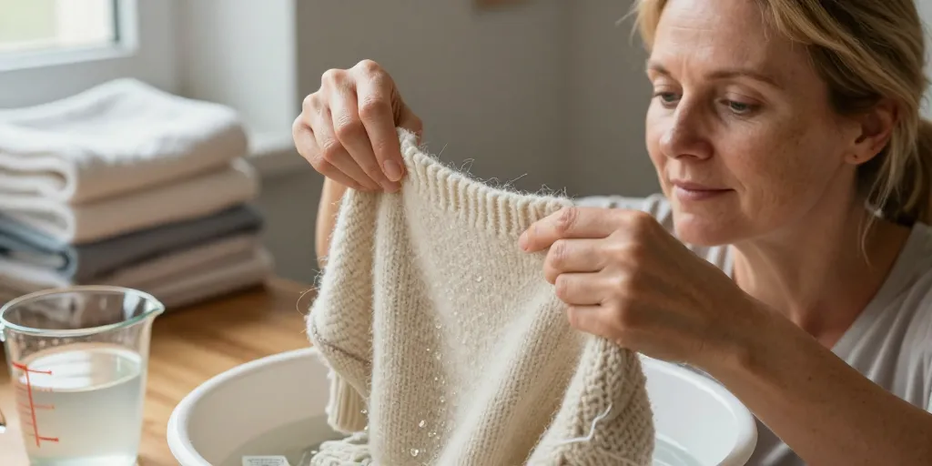 defeutrer un pull laine