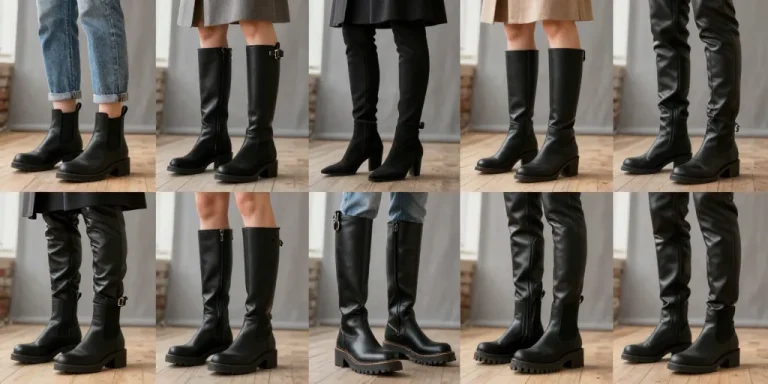 des bottes noires
