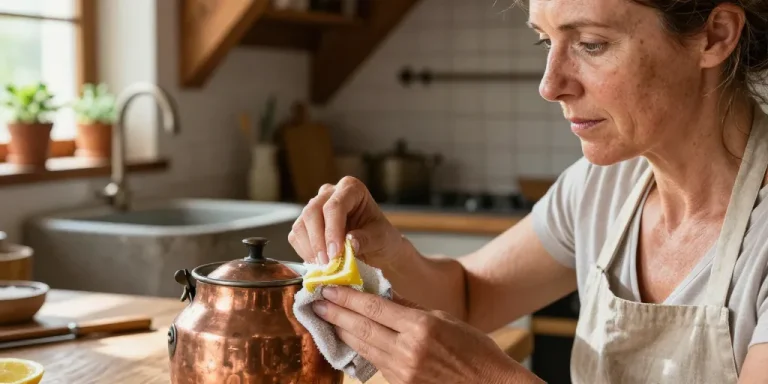 nettoyer du cuivre ancien