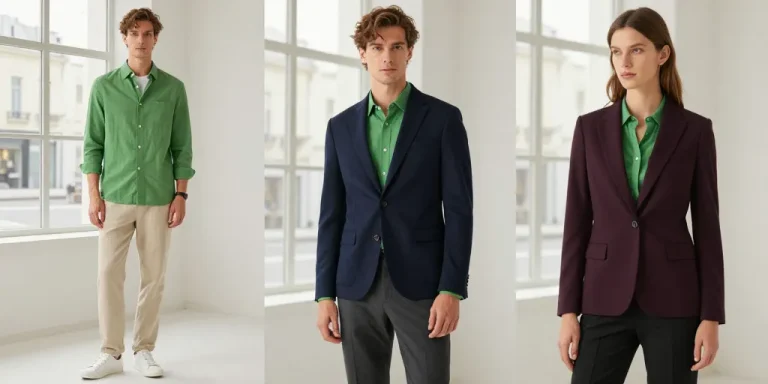 quelle couleur avec le vert anis vêtement