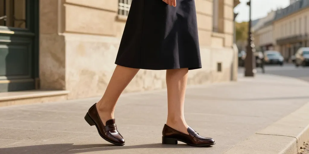 mocassin avec robe