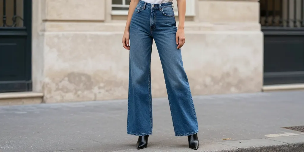 quelles chaussures avec un jean large