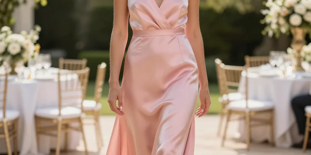 quelles chaussures avec robe rose poudré