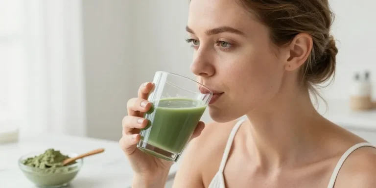 cure d'argile verte à boire