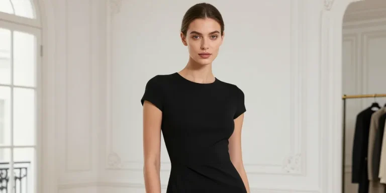 silhouette la petite robe noire