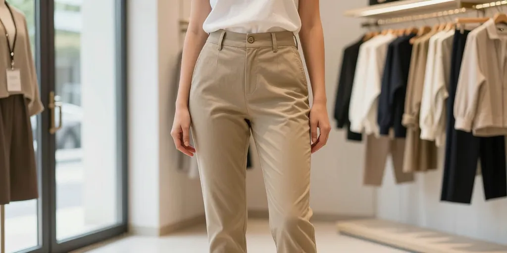 pantalon chino femme pour quelle morphologie